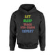 Colorful Eat Sleep Teach Second Grade Repeat Crayon Hoodie