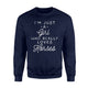 Funny Horse I'm Just A Girl Who Really Loves Horses Sweatshirt