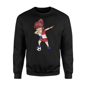 Dabbing Soccer Girl Panama Jersey - Panama Football Sweatshirt