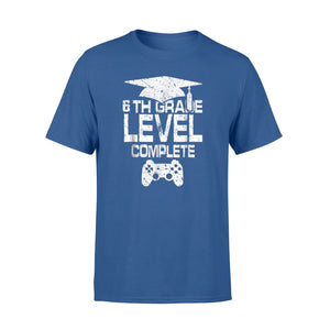 Graduate 6th Grade Level Complete Video Gamer Gift T-Shirt