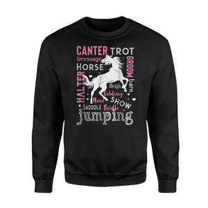 Horse Girl Equestrian Horseback Riding Gift Women Sweatshirt
