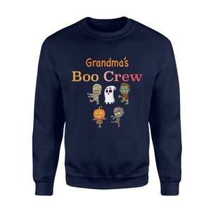 Grandma Boo Crew Grandma Halloween Sweatshirt