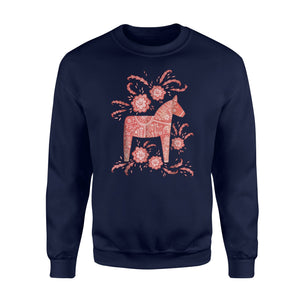 Dala Horse Swedish Pretty Art Sweatshirt
