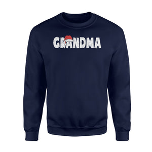 Grandma Christmas Santa Family Matching Pajamas Sweatshirt