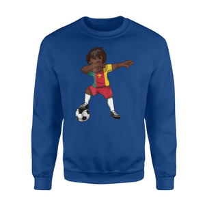 Cameroon Cameroonian Dabbing Soccer Boy Football Flag Sweatshirt