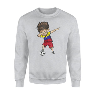 Dabbing Soccer Venezuela Jersey - Venezuelan Football Sweatshirt
