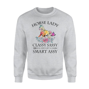 Horse Lady Classy Sassy Horse Lover For Girl Women weatshirt