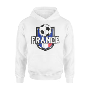 France Soccer Ball French Flag Football Hoodie