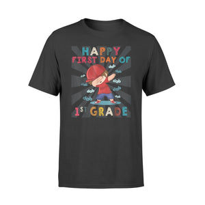 Funny Boy Dabbing Happy First Day Of 1st Grade T-Shirt