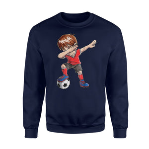 Dabbing Soccer For Boys Kids Men Dab Funny Football Sweatshirt