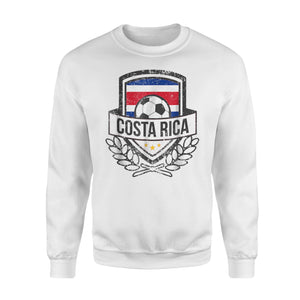 Costa Rica Flag Soccer Costa Rica Football Jersey Sweatshirt