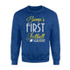 Bump's First Football Season Pregnant Women Gift Sweatshirt