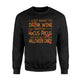 I Just Want Drink Wine Halloween Mom Sweatshirt