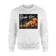 Funny Cute Flaming Fiery Fire Horse Girl Sweatshirt