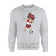 Dabbing Soccer Girl Egypt Jersey - Egyptian Football Sweatshirt
