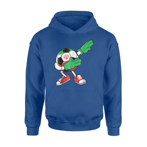 Dabbing Soccer Ball Iran Jersey Iranian Football Gift Hoodie