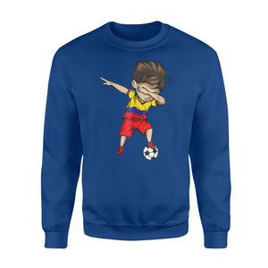 Dabbing Soccer Boy Colombia Jersey  Colombian Football Sweatshirt