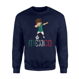 Dabbing Soccer Boy Mexico Jersey ,  Football  Sweatshirt