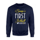Bump's First Football Season Pregnant Women Gift Sweatshirt