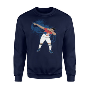 Dabbing Serbia Soccer Player Jersey  Serbian Football Sweatshirt