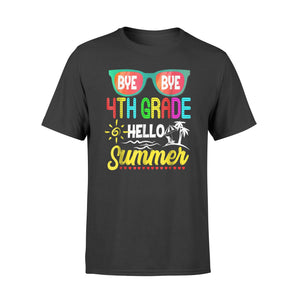 Funny Glasses Bye Bye 4th Grade Hello Summer Graduate T-Shirt
