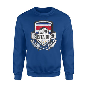 Costa Rica Flag Soccer Costa Rica Football Jersey Sweatshirt