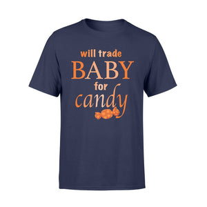 Will Trade Baby For Candy Halloween Grandma Mom T-shirt