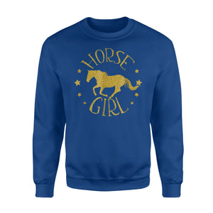 Horse Girl Cute Gift For Horse Riders And Girls Sweatshirt