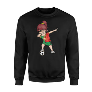 Dabbing Soccer Portugal Jersey - Portuguese Football Sweatshirt