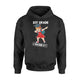Dabbing Girl Graduation 1st Grade And Nailed It Hoodie