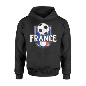 France Soccer Ball French Flag Football Hoodie