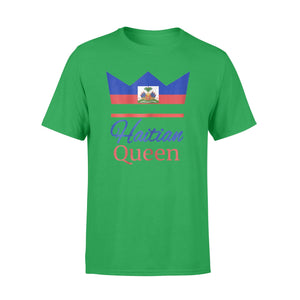 Haitian Queen Womens  Perfect Haiti Flag Crown Gift T-Shirt