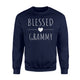 Blessed Grammy Thanks Giving Christmas Gifts Grandma Sweatshirt