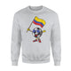 Colombia Soccer Ball Kids Football Jersey Fan Sweatshirt