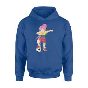 Colombia Soccer Football Dab Dabbing Girl With Jersey Hoodie