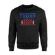 Donald Trump 2020 American Flag Sweatshirt