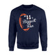 Cute Red Football Lovely Funny #11's Biggest Fan Sweatshirt