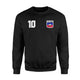 Haiti Haitian Flag Soccer Football Fan Zoe Jersey Sweatshirt
