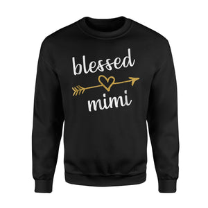 Blessed Mimi Cool Cute Arrow Grandma Gift Top Sweatshirt