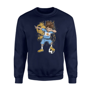 Dabbing Boy Argentina Soccer Jersey Football Sweatshirt