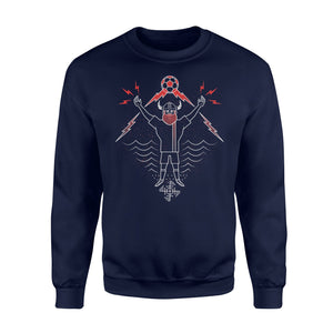 Iceland Epic Victory Viking War Chant Soccer Fotbolta  Fleece Sweatshirt