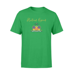 Haitian Queen Womens Haiti Flag Coat Of Arms Cute Girly T-Shirt