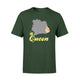 Ivorian Queen Cote Ivoire Map Dark Hair T-Shirt
