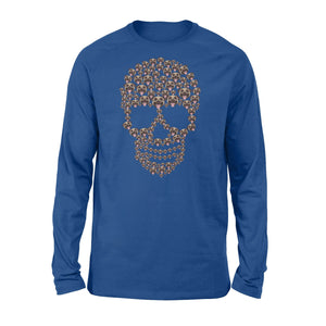 Cute Pug Skull Halloween Long Sleeve T-Shirt