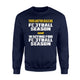 Funny Football Season (White Gold Lettering)  Sweatshirt