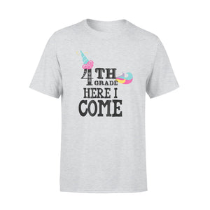 First Day Of Class Fourth Grade 4th Grade Here I Come T-Shirt