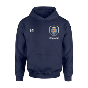 England Player 14 Soccer Russia Football Hoodie