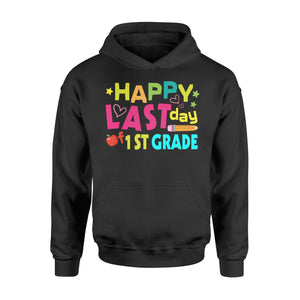 Cute Happy Last Day Of First Grade Summer Vacation Hoodie