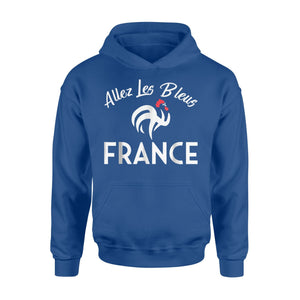 France Football Cheer Jersey Allez Les Bleus Hoodie