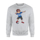 Dabbing Soccer Boys Scotland Scottish Football Gifts Sweatshirt